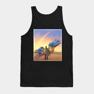 Rainbow Angel Tank Top